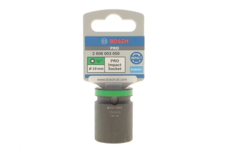 Головка торцева ударна PRO 1/2" 19 мм Bosch 2 608 003 050