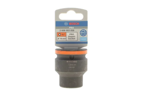 Головка торцева ударна PRO 3/4" 19 мм Bosch 2 608 003 058