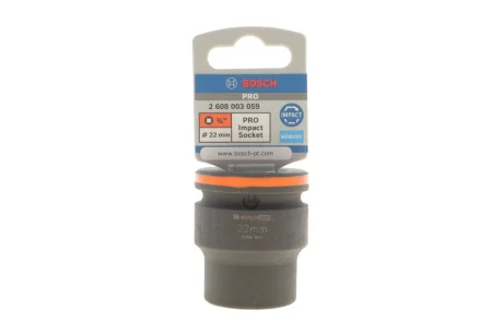 Головка торцева ударна PRO 3/4" 22 мм Bosch 2 608 003 059