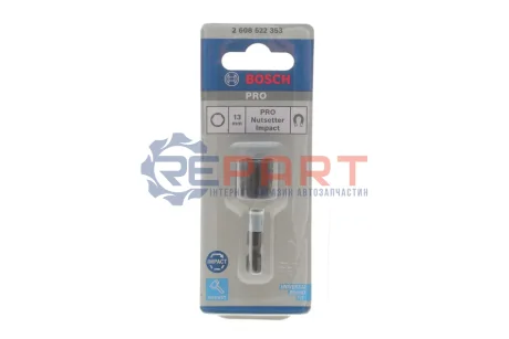 Головка торцева 1/4" 13 мм Bosch 2 608 522 353 Купити в Україні