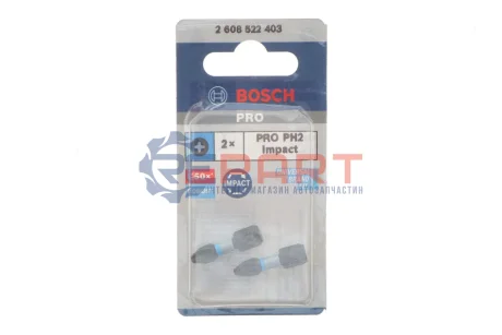 Біта 1/4" PH2 2 од. Bosch 2 608 522 403 Купити в Україні