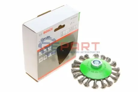 ЩЕТКА КОНИЧ М14 0.35X115мм ПУЧКИ INOX Bosch 2 608 622 109 Купить в Украине