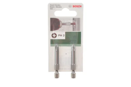 (к-кт 2шт) Бита M6 PH2 49 мм Bosch 2 609 255 920