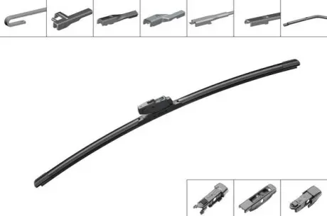 Щітка склоочисника (550мм) AeroEco (з к-том перехідників) Bosch 3397015581
