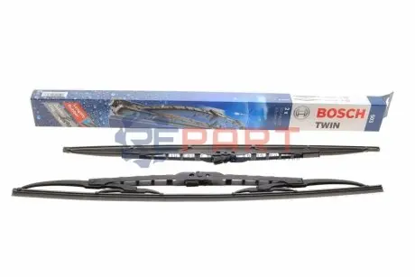 Щітка склоочисника поворотн. передн (2шт) 503 Twin 500/475мм DAIHATSU MATERIA NISSAN CEDRIC OPEL ASTRA F CLASSIC, ASTRA G, ASTRA G CLASSIC SUZUKI SWIFT V TOYOTA MR2 III 09.87 Bosch 3397118565 Купити в Україні