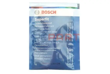 Змазка жаростійка для гальмівної системи (200 мл) Superfit TO102 (з кисточкою) BOSCH 5000000151 Купити в Україні