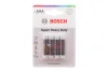 Батарейки цинково-вуглецевi BATTERY ААА (R03) 4 шт. Bosch (8594162800322) зображення 1