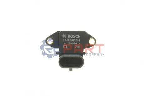 Датчик тиску у впускному колекторі (4 pin) FIAT 500, BRAVA, BRAVO I, DOBLO, GRANDE PUNTO, LINEA, MAREA, MULTIPLA, PALIO, PANDA, PUNTO, SEICENTO / 600, SIENA, STILO, STRADA 1.0-1.6LPG 10.95 Bosch F00099P218 Купити в Україні