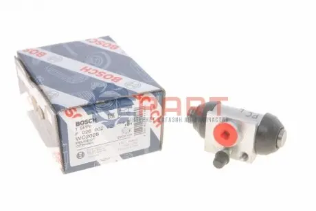 Циліндр гальмівний (задній) Citroen C3/C4 Cactus 16-/C-Elysse/Peugeot 208/301 12-/Opel Corsa F 19- BOSCH F026002028 Купити в Україні