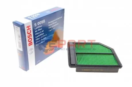 Фільтр повітряний (фільтруючий елемент) HONDA CIVIC VIII, FR-V 1.6-2.2D 09.05-05.13 Bosch F026400098 Купити в Україні