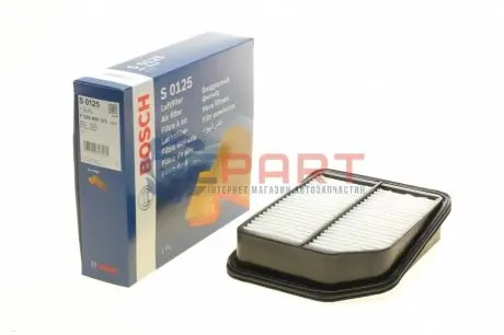 Фільтр повітряний (фільтруючий елемент) SUZUKI GRAND VITARA II 1.6/1.9D/2.0 04.05 Bosch F026400125 Купити в Україні