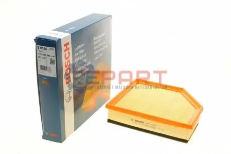 Фото 1 — Фільтр повітряний Volvo S60 10-18/S80 /V70 /CX70 3.0-3.2 06- BOSCH (F026400146) Фото Фільтр повітряний Volvo S60 10-18/S80 /V70 /CX70 3.0-3.2 06- BOSCH (F026400146) зображення 1
