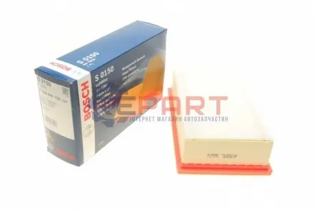 Фільтр повітряний (фільтруючий елемент) DS DS 4, DS 5 CITROEN C4, C4 GRAND PICASSO I, C4 I, C4 II, C4 PICASSO I, DS4, DS5 PEUGEOT 3008, 3008 I, 307, 308, 308 I, 5008, 5008 I 2.0D/2.0DH 10.03 Bosch F026400150 Купити в Україні