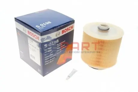 Фільтр повітряний (фільтруючий елемент) AUDI A6 ALLROAD C6, A6 C6 2.4-4.2 05.04-08.11 Bosch F026400198 Купити в Україні
