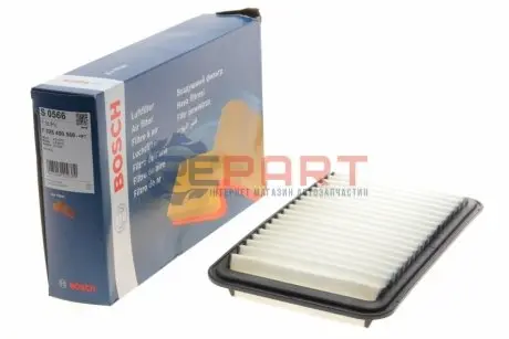 Фільтр повітряний (фільтруючий елемент) DAIHATSU CUORE VI, TREVIS 1.0 05.03 Bosch F 026 400 566 Купити в Україні