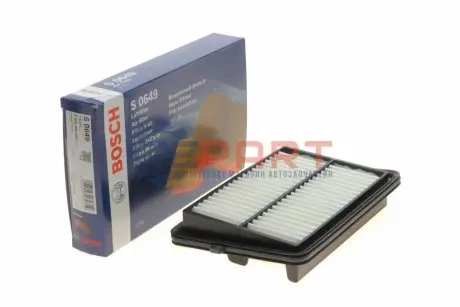 Фільтр повітряний (фільтруючий елемент) SUZUKI BALENO, SWIFT V, SX4 S-CROSS, VITARA 1.0/1.0H 02.16 Bosch F 026 400 649 Купити в Україні