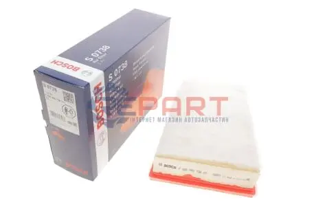 Фільтр повітряний (фільтруючий елемент) RENAULT KOLEOS I 2.0D 07.08 Bosch F 026 400 738 Купити в Україні