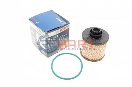 Паливний фільтр DS DS 3, DS 4, DS 5, DS 7 CITROEN BERLINGO, BERLINGO MULTISPACE, C3 AIRCROSS I, C3 AIRCROSS II, C3 II, C3 III, C3 PICASSO, C4 CACTUS, C4 GRAND PICASSO II 1.5D/1.6D/2.0D 04.08 Bosch F026402533 Купити в Україні