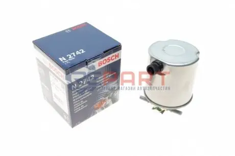 Паливний фільтр NISSAN NV200, QASHQAI +2, QASHQAI I, X-TRAIL, X-TRAIL II RENAULT KOLEOS I 1.5D/2.0D 02.07 Bosch F026402742 Купити в Україні