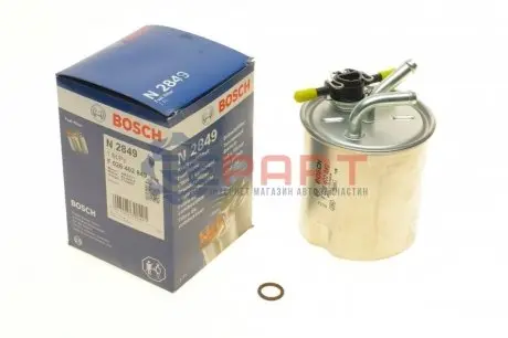 Паливний фільтр NISSAN NAVARA NP300, PATHFINDER III 2.5D 01.05 Bosch F026402849 Купити в Україні
