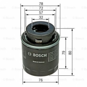 Фільтр масла BOSCH F026407079