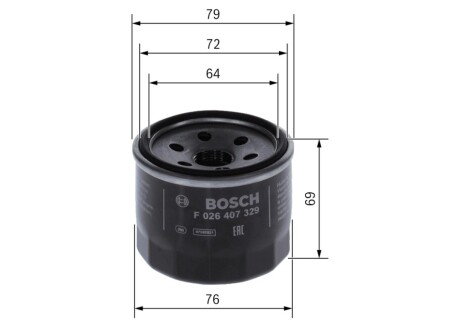 Автозапчасть BOSCH F026407329