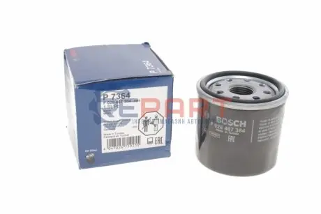 Масляний фільтр LEXUS ES, LBX, LM, NX II, RX, UX MAZDA 2 SUZUKI ACROSS, SWACE TOYOTA CAMRY, C-HR, COROLLA, COROLLA CROSS, HIGHLANDER, PRIUS, RAV 4 V, YARIS, YARIS CROSS 1.5-2.5H 10.16 Bosch F 026 407 364 Купити в Україні