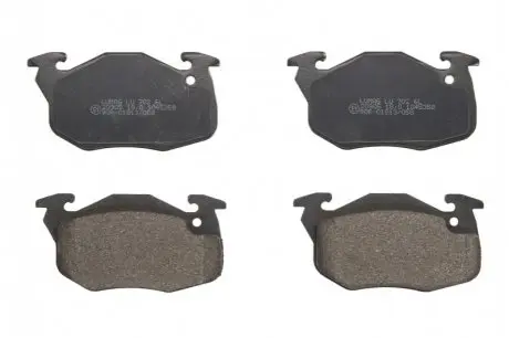 Колодки гальмівні (передні) Peugeot 106 91-04/205/305/309/405 82-98/Renault Clio 91-98 (з датчик.) BRECK 209060070200