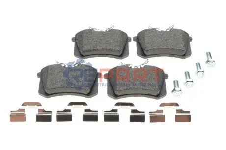 Колодки гальмівні (задні) Citroen C8/Peugeot 807 02- (78x51.3x16) BRECK 209611070400