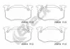 Колодки гальмівні (задні) Citroen Saxo/Xsara/Peugeot 105/205/206/306/309 84 BRECK (209730070400) зображення 2