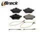 Тормозные колодки, дисковый тормоз.) BRECK (212980070110) изображение 3