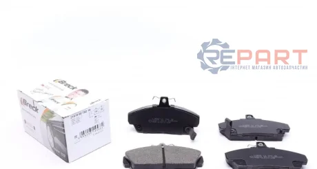 Колодки гальмівні (передні) Honda Civic VI/VII 94-05/Concerto 89-95/Rover 400 90-00 (17.5x129.3x68.6) BRECK 215150070210