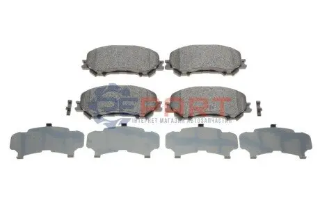 Комплект гальмівних колодок (передніх) Nissan Qashqai II/X-Trail/ Renault Kadjar 13 BRECK 220650070100