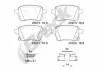 Тормозные колодки OPEL T. ADAM/CORSA 1,0-1,6 14- BRECK (222200070400) изображение 2