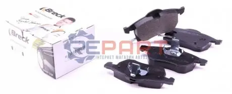 Тормозные колодки, дисковые. BRECK 230570070110