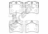 Колодки гальмівні (передні) VW T4 90-03 (+датчик) BRECK (231760070310) зображення 1
