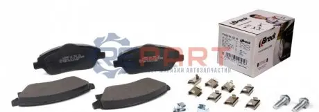 Тормозные колодки, дисковые. BRECK 232250070210