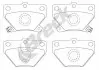 Колодки гальмівні (задні) Toyota Corolla 01-08/Camry 82-86/Yaris/Celica 99-05 (Akebono) BRECK (235210070410) зображення 1