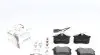 Тормозные колодки, дисковые. BRECK (235541070410) изображение 1