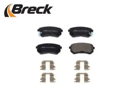 Тормозные колодки, дисковые. BRECK 242760070410
