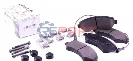 Тормозные колодки, дисковые. BRECK 244670070310