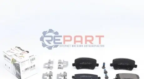 Колодки гальмівні (задні) Ford Galaxy/S-Max 06-15/Volvo S60/S80/V60/V70/XC60/XC70 08-/Land Rover 11 BRECK 244960070200