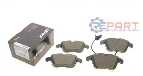 Колодки гальмівні (передні) Audi A4 07-18/Audi A5 07-/Audi Q5 12-17 BRECK 247060055110