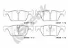 Комплект гальмівних колодок задн, BMW 1 (F20), 1 (F21), 2 (F22, F87), 2 (F23), 3 (F30, F80), 3 (F31), 3 GRAN TURISMO (F34), 4 (F32, F82), 4 (F33, F83), 4 GRAN COUPE (F36) 1.5-2.0H 07.11 BRECK (253070070400) зображення 1