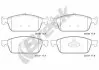 Комплект гальмівних колодок передн, FORD FOCUS III, KUGA II, TOURNEO CONNECT V408 NADWOZIE WIELKO, TRANSIT CONNECT, TRANSIT CONNECT V408 1.0-2.0D 07.12 BRECK (257360070100) зображення 1