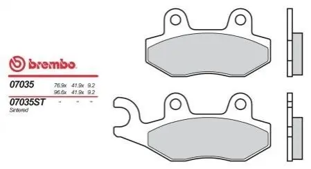 Автозапчасть BREMBO 07035