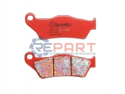 Гальмівні колодки BREMBO 07BB04SP (фото 1)