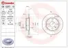 Диск гальмівний задн Лів/Прав VOLVO 440, 460, 480 1.6-2.0 04.86-12.96 BREMBO (08523710) зображення 1