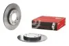 Диск гальмівний задн Лів/Прав CITROEN SAXO, XSARA, ZX PEUGEOT 106 II, 206, 207, 306 1.1-2.0D 03.91 BREMBO (08533411) зображення 2