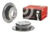 Диск гальмівний задн Лів/Прав LEXUS ES TOYOTA CAMRY, HARRIER, HIGHLANDER / KLUGER, SOLARA 2.2/2.4/3.0 06.91-04.07 BREMBO (08562521) зображення 2
